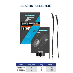 FLAGMAN Elastic Feeder Rig 14cm SOFT 2szt. FLAGMAN Elastic Feeder Rig 14cm SOFT 2szt.